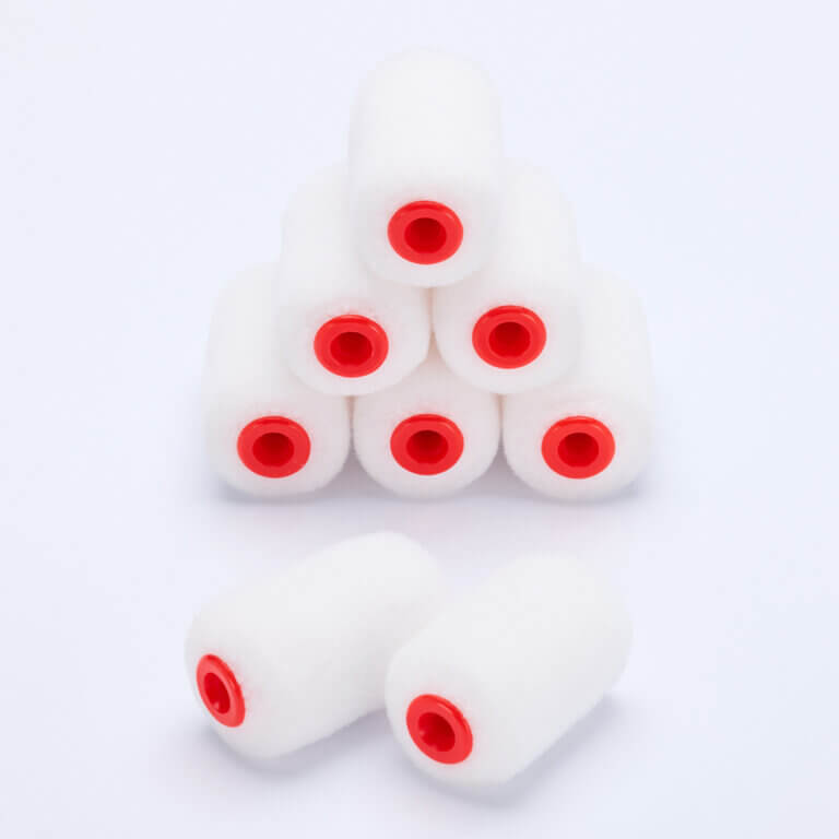 8paq 2" Fusión de Hielo Micro Rodillos Cubiertas 1/2" de espuma