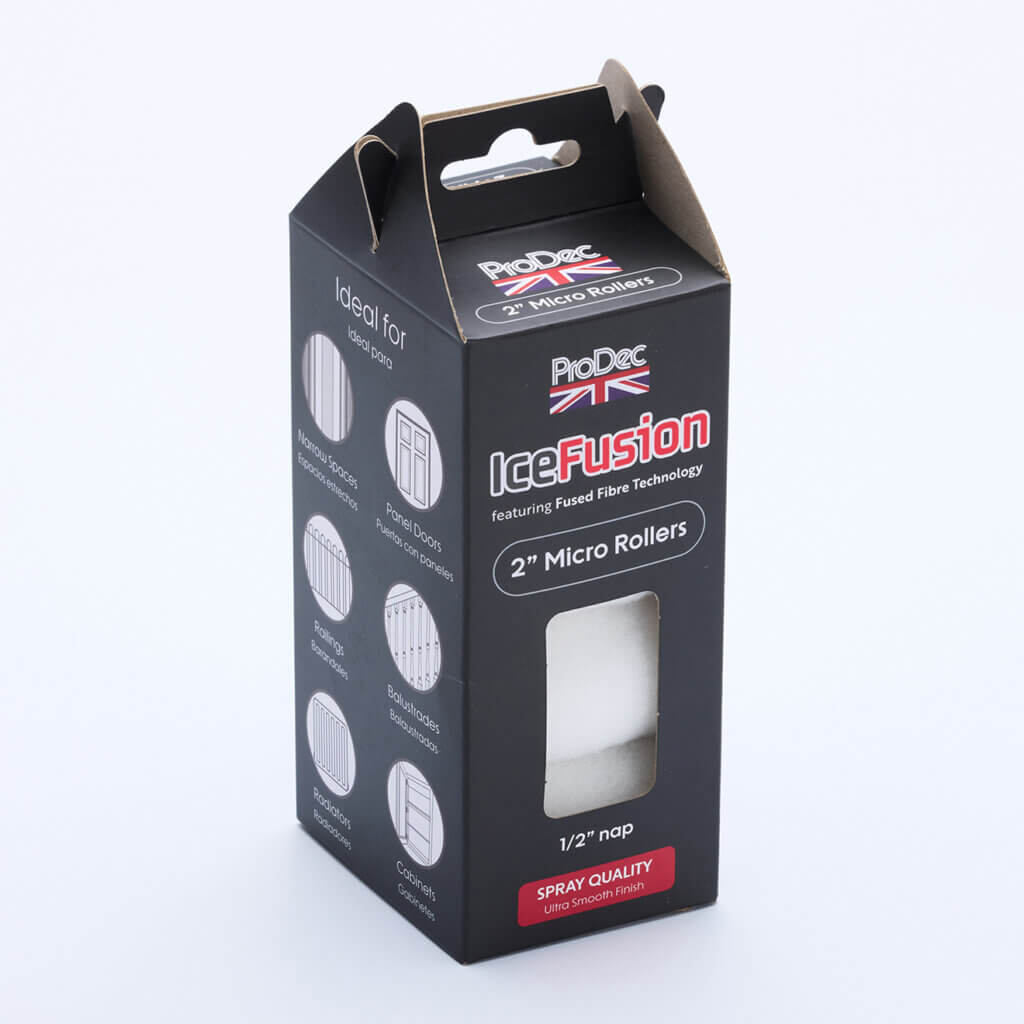 8paq 2" Fusión de Hielo Micro Rodillos Cubiertas 1/2" de espuma