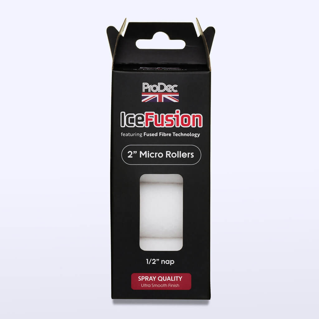 8paq 2" Fusión de Hielo Micro Rodillos Cubiertas 1/2" de espuma