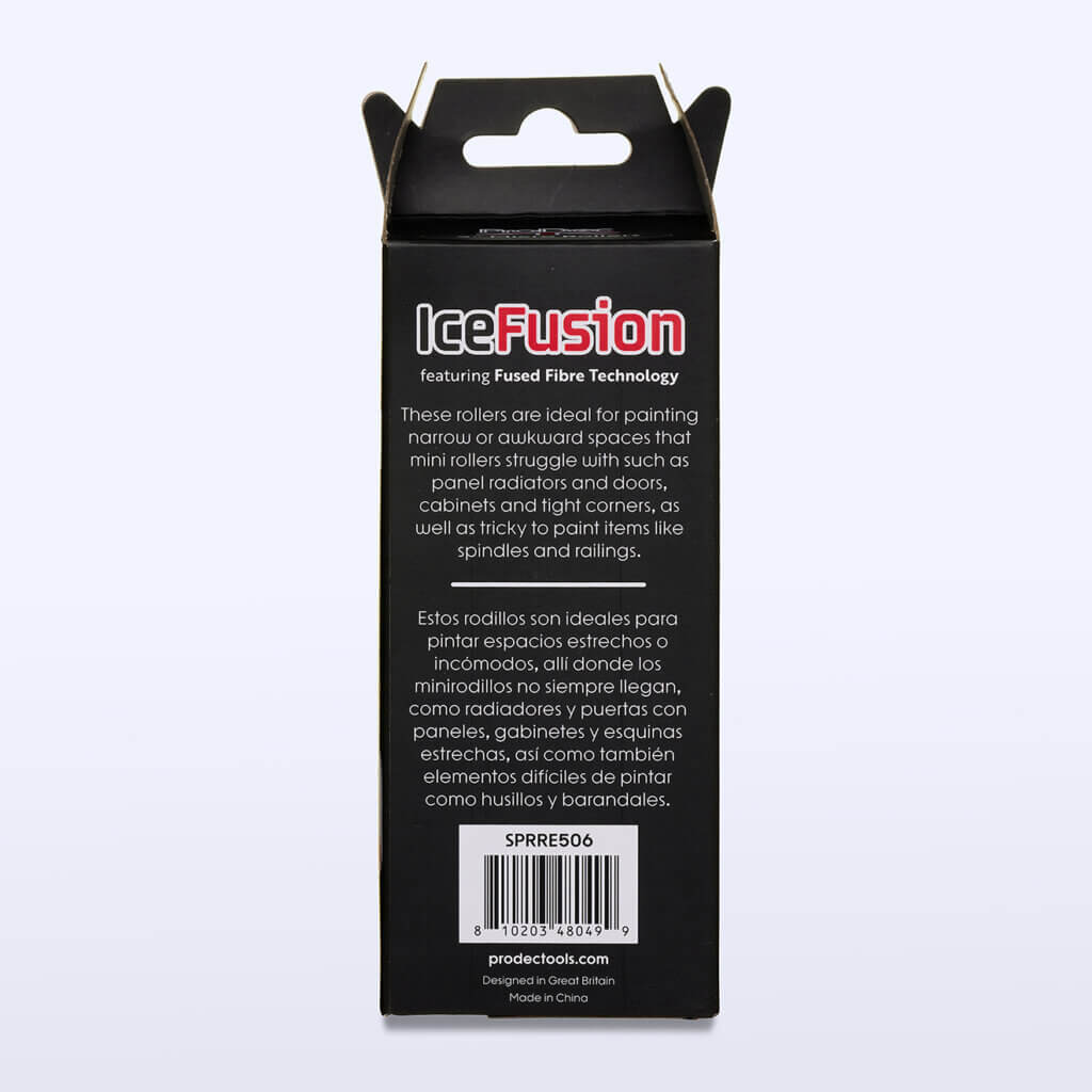 8paq 2" Fusión de Hielo Micro Rodillos Cubiertas 1/2" de espuma